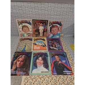Vintage Lot of 8 Dynamite Magazines Late 1970's Dukes Love Bug 25th‎ Battlestar